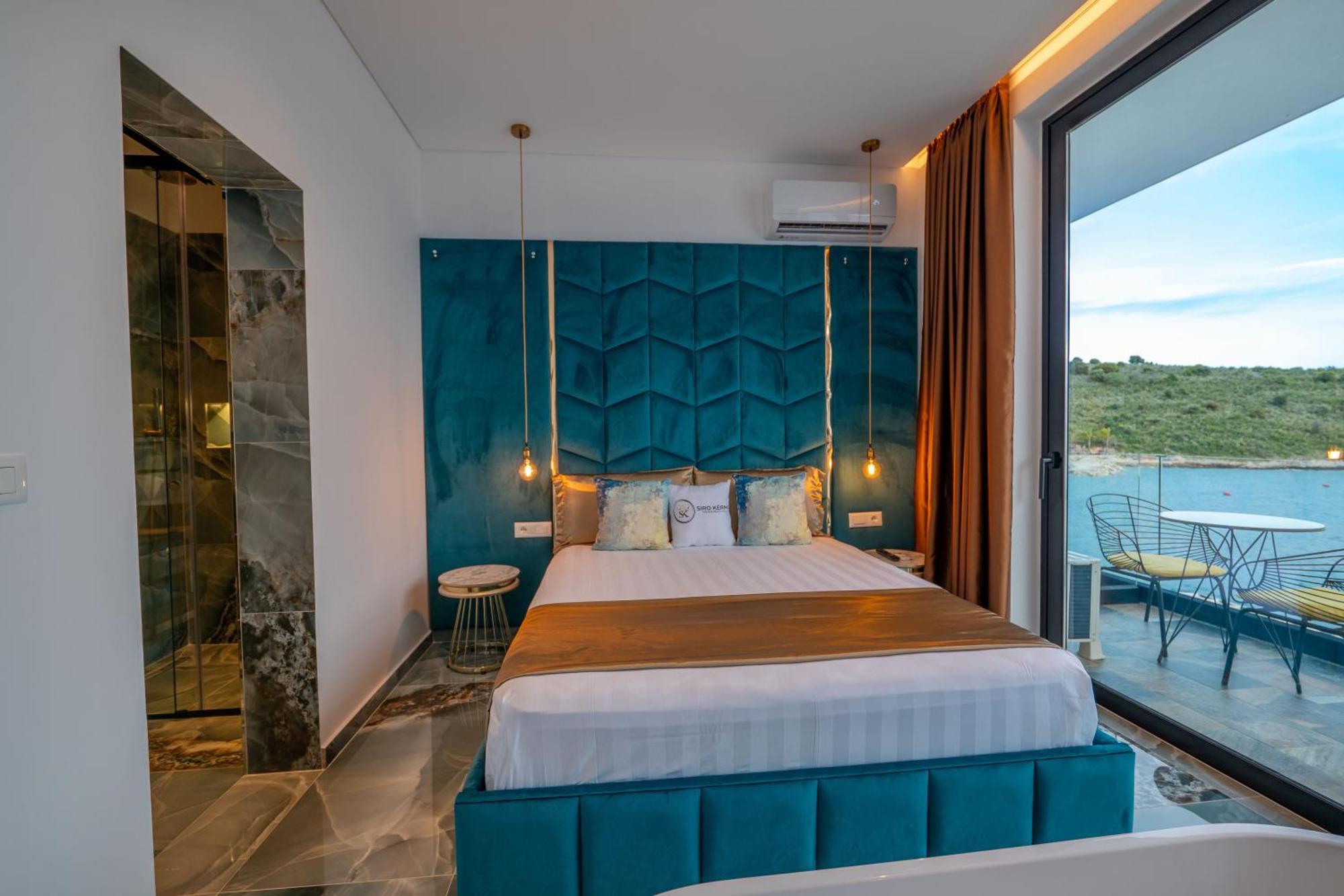 Siro Kerma Private Beach Villa Sarande Exterior photo