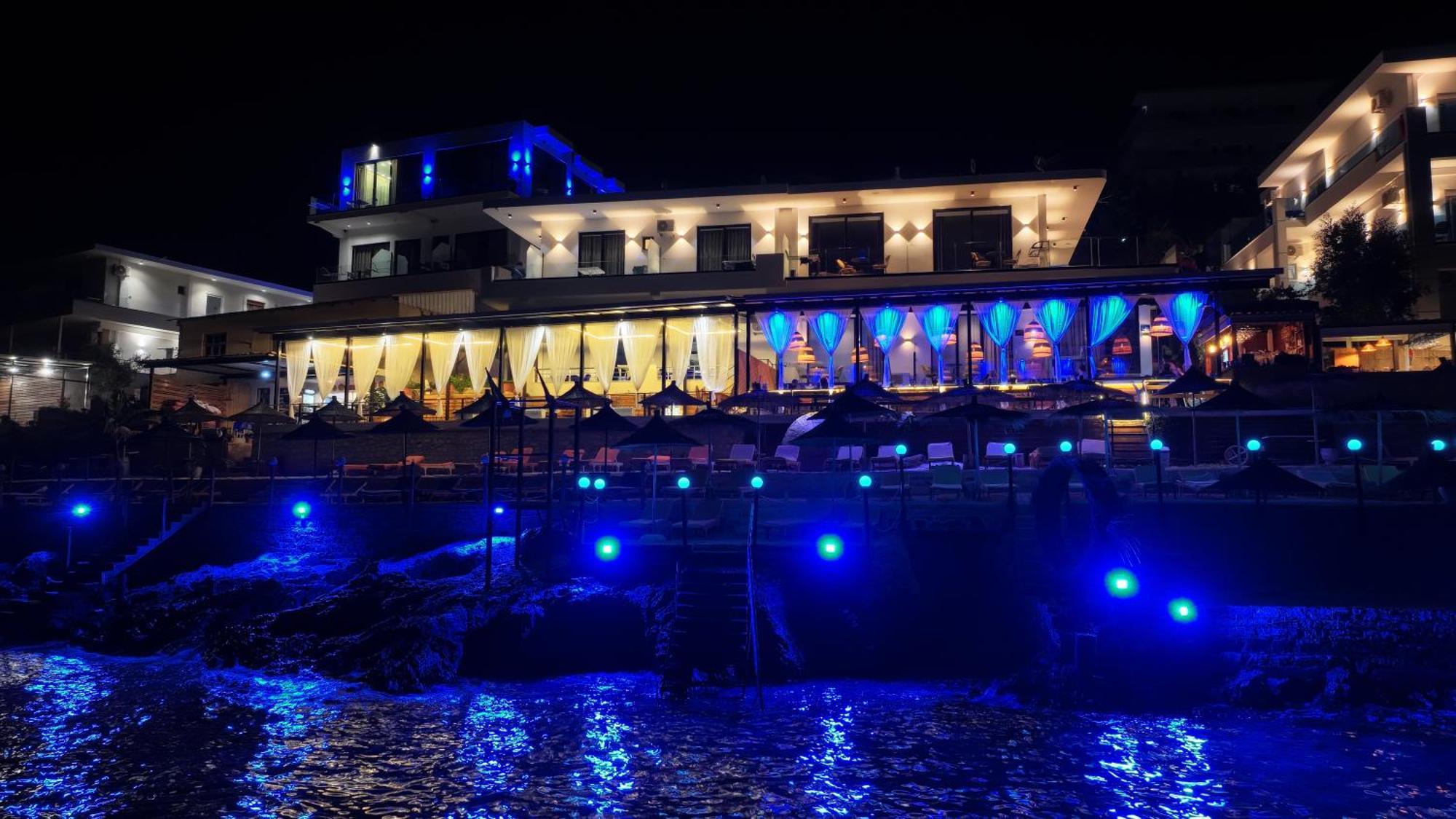 Siro Kerma Private Beach Villa Sarande Exterior photo